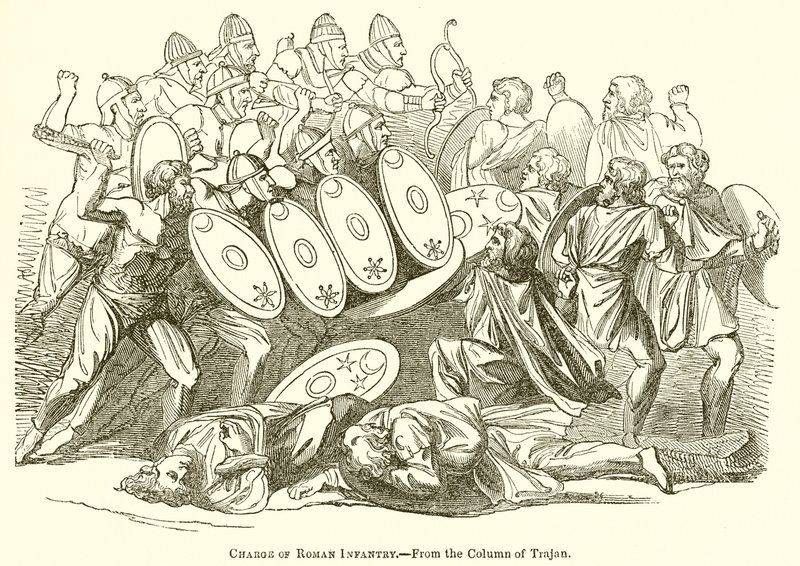 Carga de infantería romana de English School