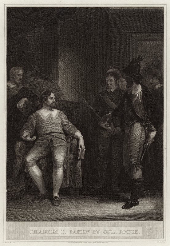 Carlos I capturado por el coronel Joyce de English School