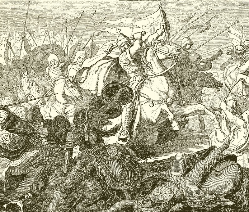 Carlos Martel en Poitiers de English School