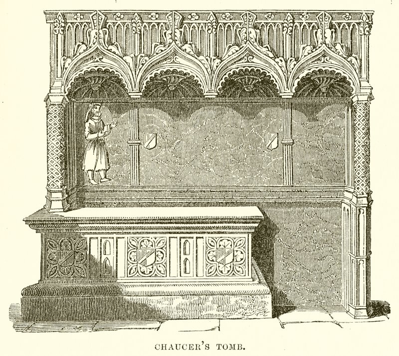 Tumba de Chaucer de English School