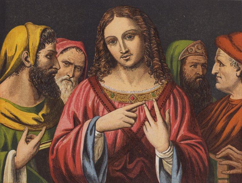 Cristo y los doctores judíos de English School