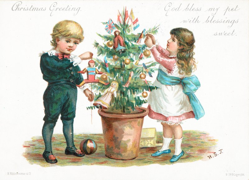 Tarjeta de Navidad de English School