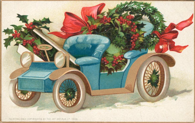 Coche de Navidad de English School
