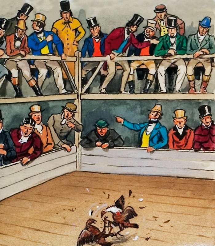 Pelea de gallos de English School