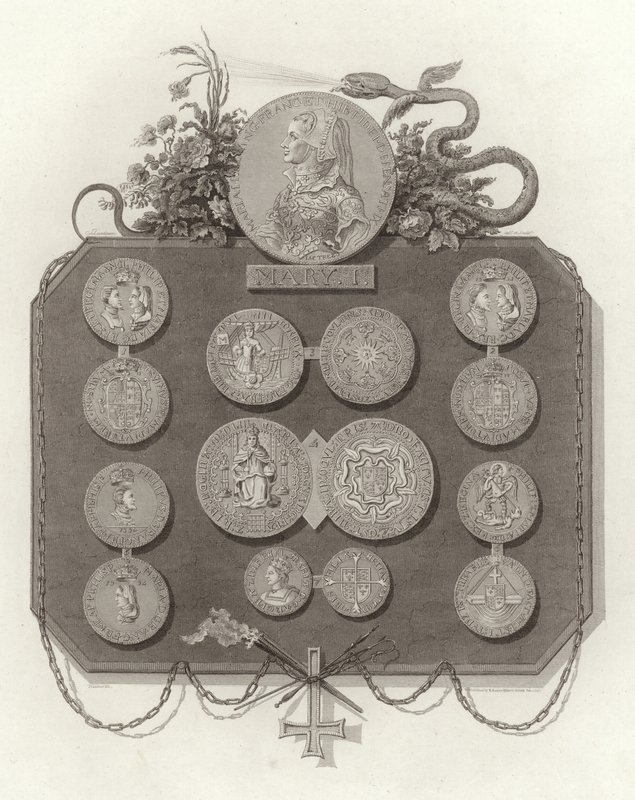 Monedas de María I de English School