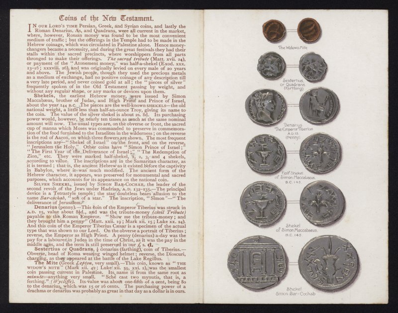 Monedas del Nuevo Testamento de English School