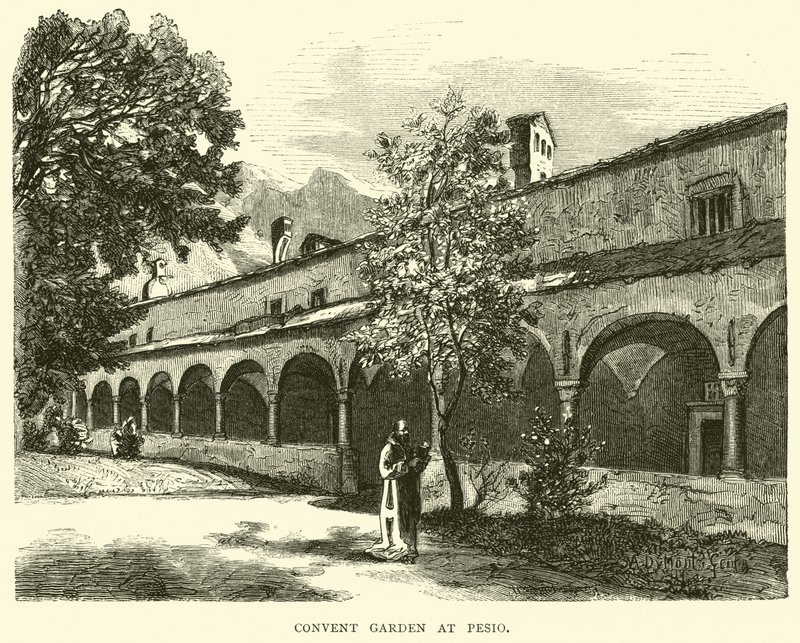 Jardín del Convento en Pesio de English School