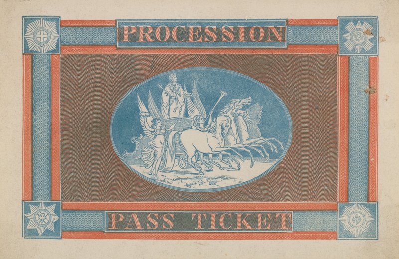 Pase de Entrada para la Procesión de Coronación de English School