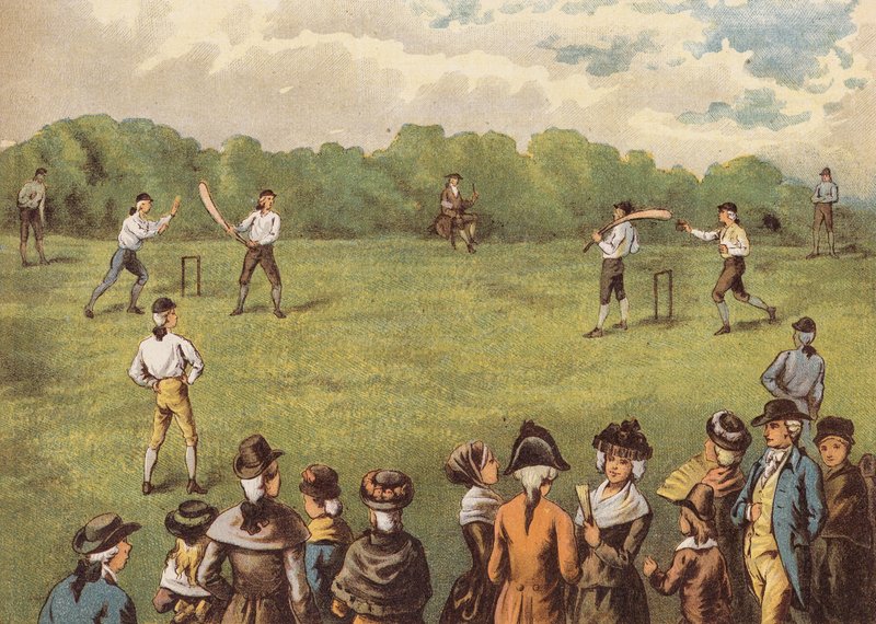 Partido de críquet de English School