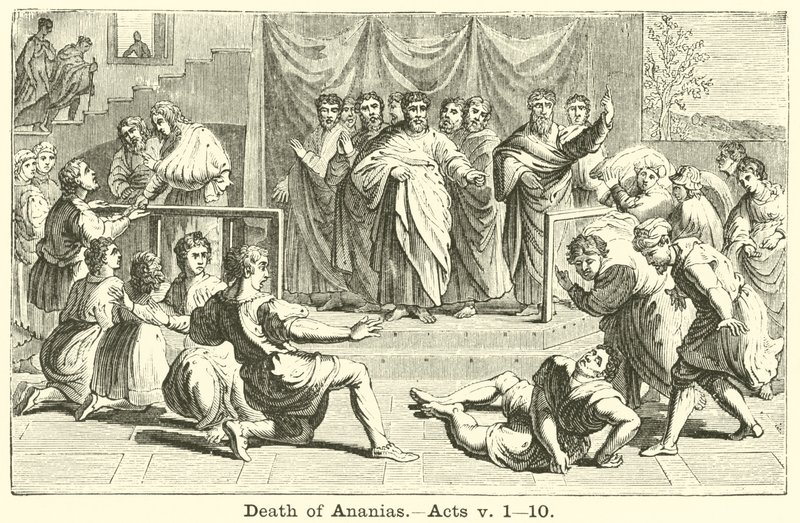 La muerte de Ananías de English School
