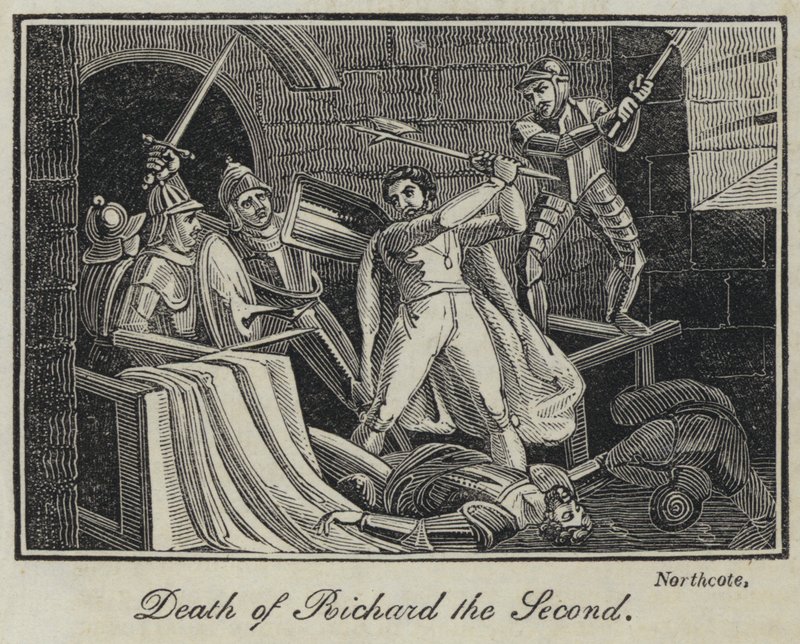 Muerte de Ricardo II (grabado) de English School