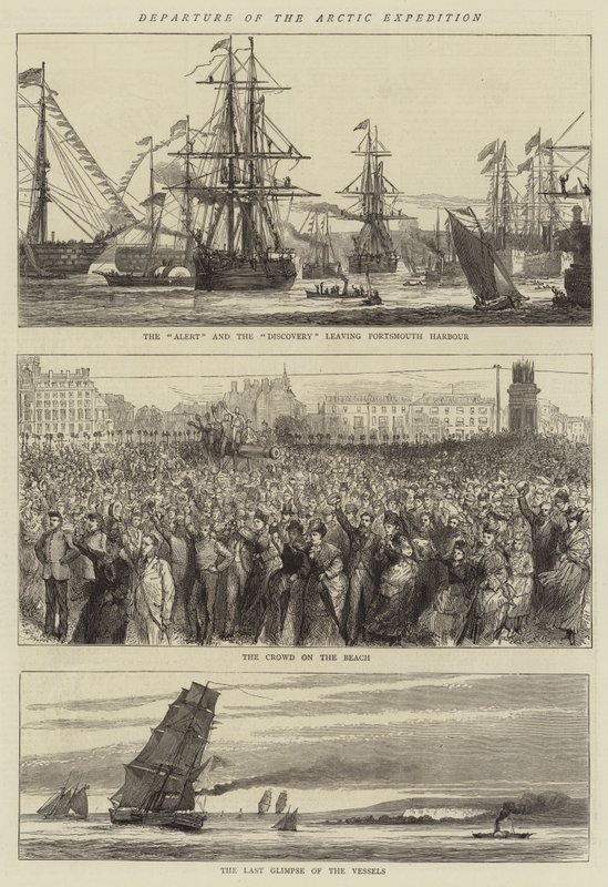 Partida de la expedición ártica de English School