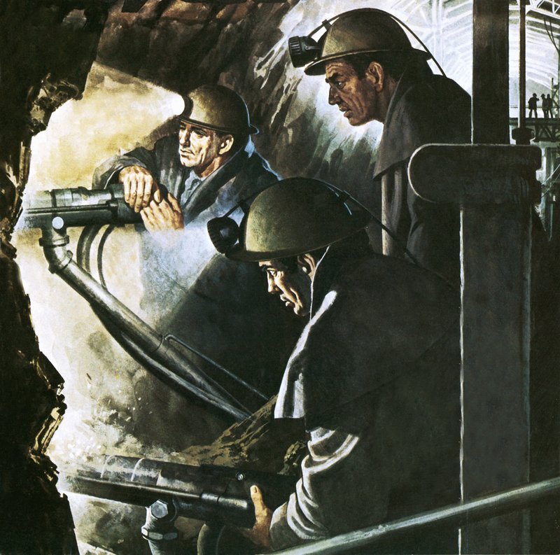 Cavando un túnel de English School