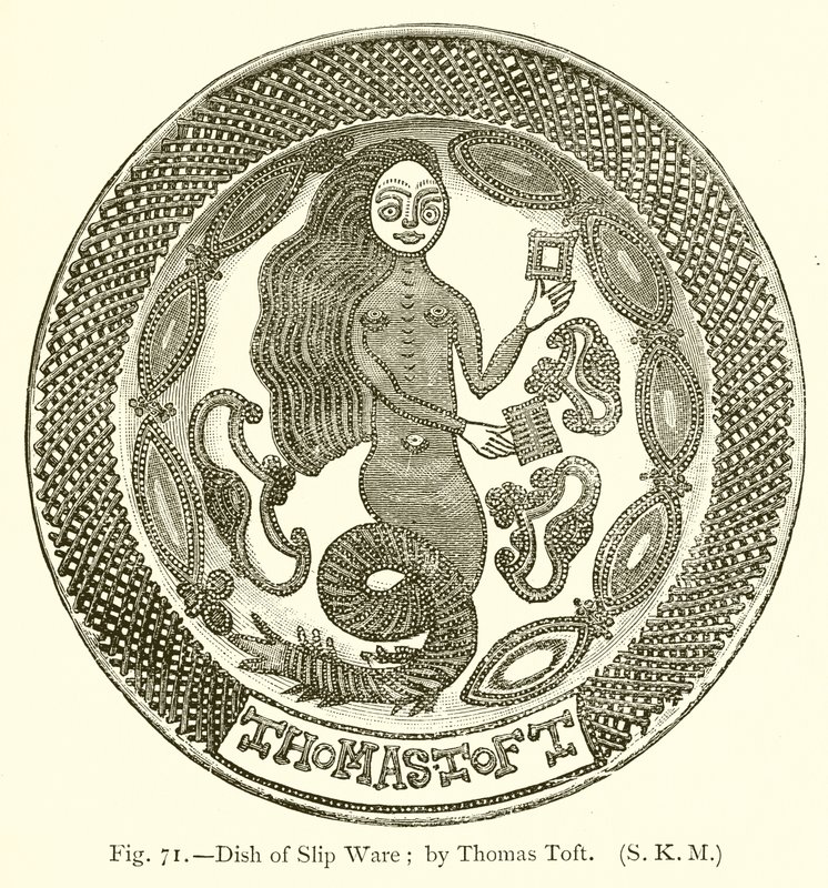 Plato de cerámica; por Thomas Toft de English School