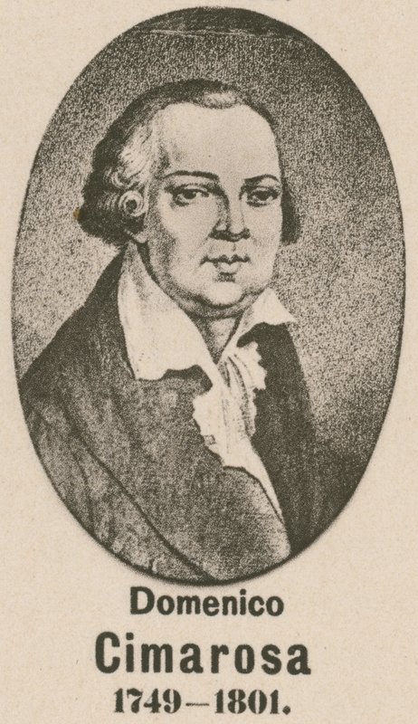 Domenico Cimarosa (grabado) de English School