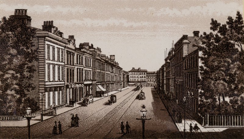 Donegal Place, Belfast 1880 de English School