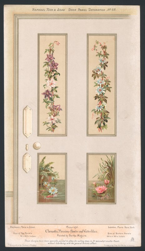 Decoración de Panel de Puerta de English School