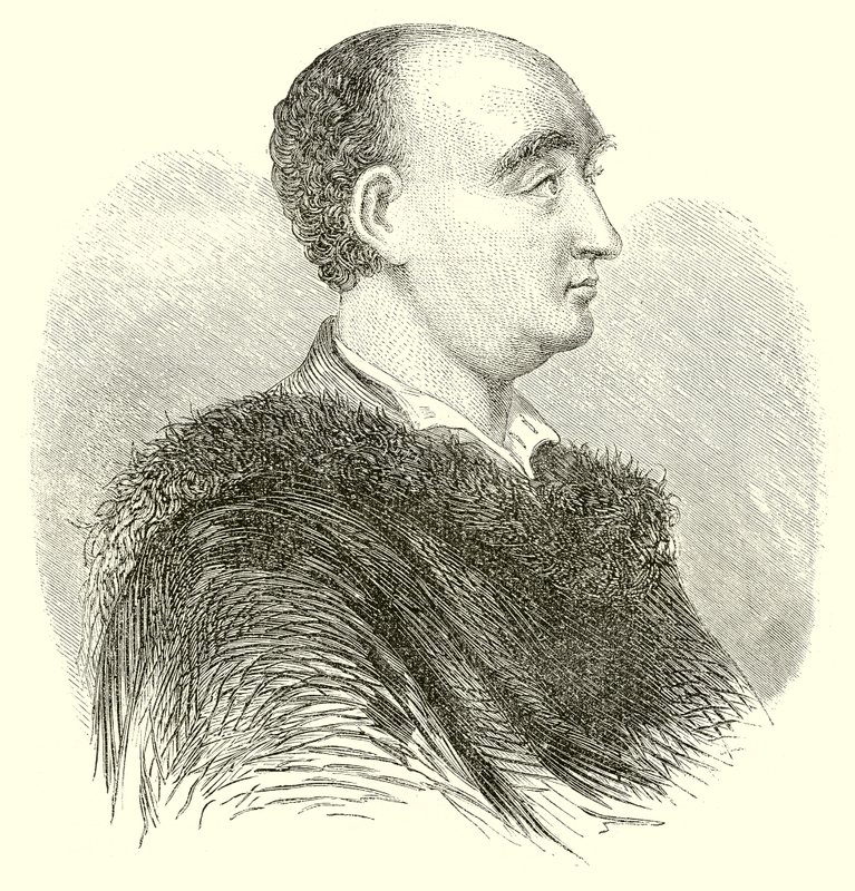 Dr. Swift, decano de St. Patrick (grabado) de English School
