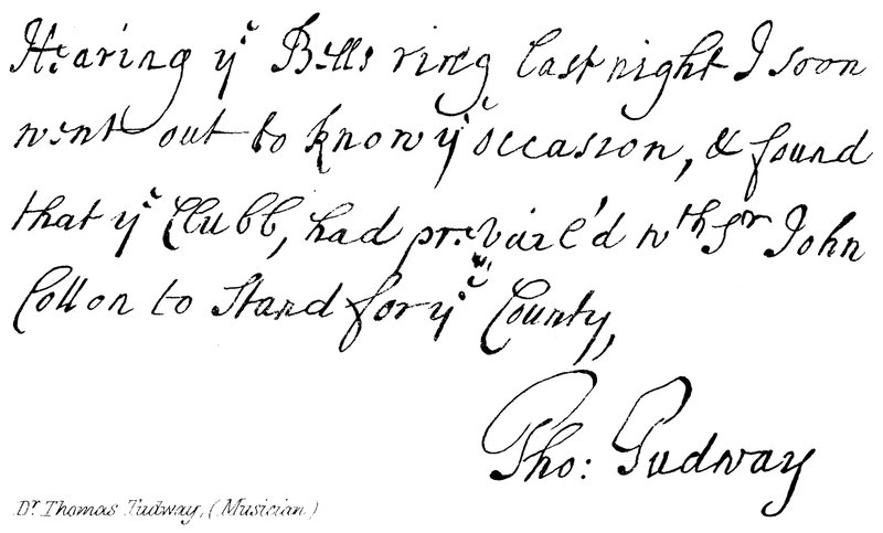 Dr. Thomas Tudway de English School