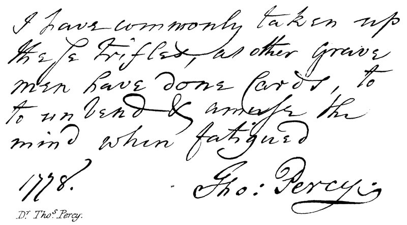 Dr. Thomas Percy de English School