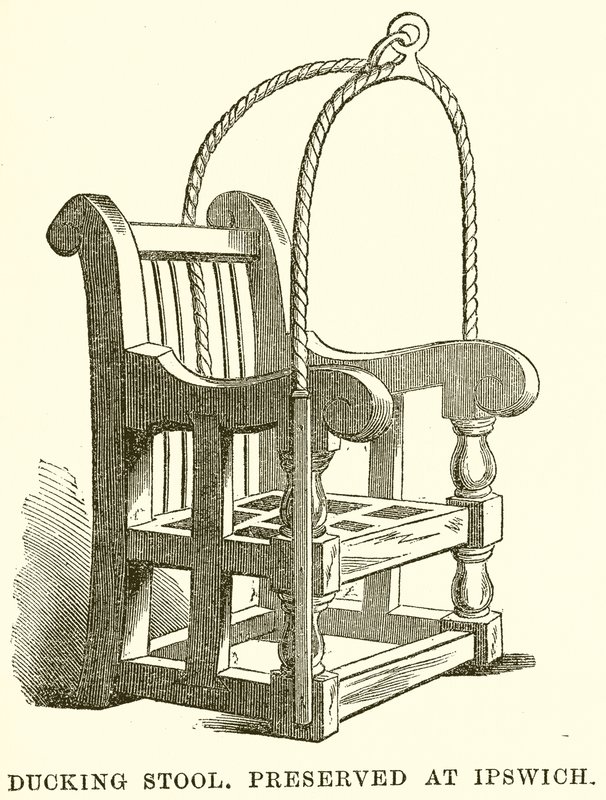 Silla de inmersión. Conservada en Ipswich de English School