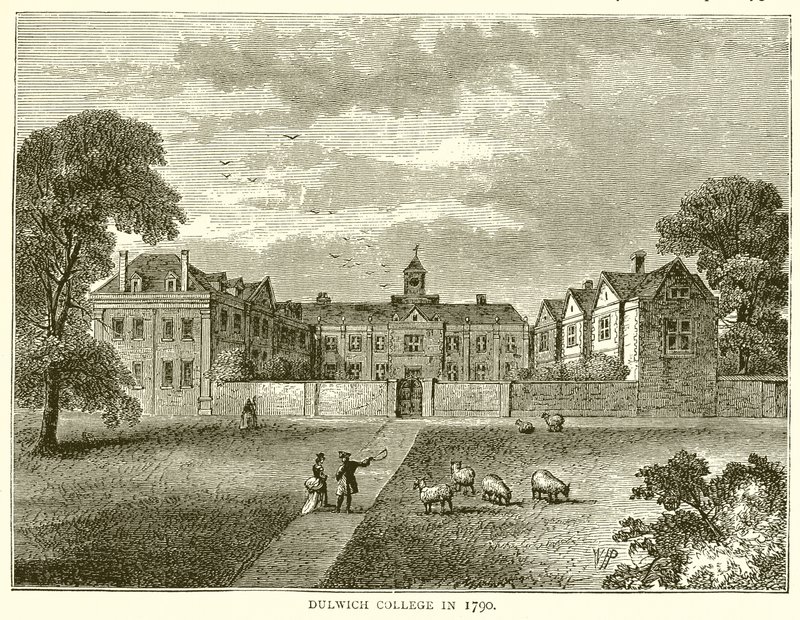 Colegio de Dulwich en 1790 de English School