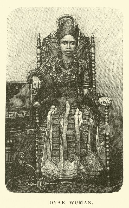 Mujer Dyak de English School