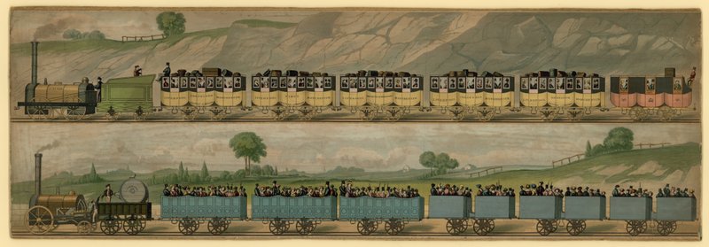 Primer tren de pasajeros de English School