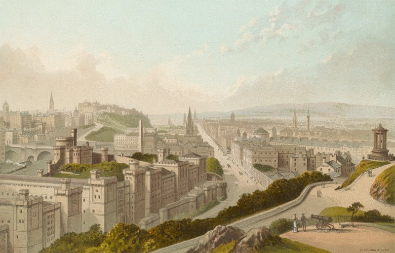 Edimburgo desde Calton Hill de English School
