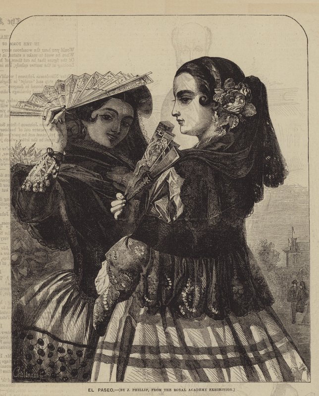 El Paseo (engraving) de English School