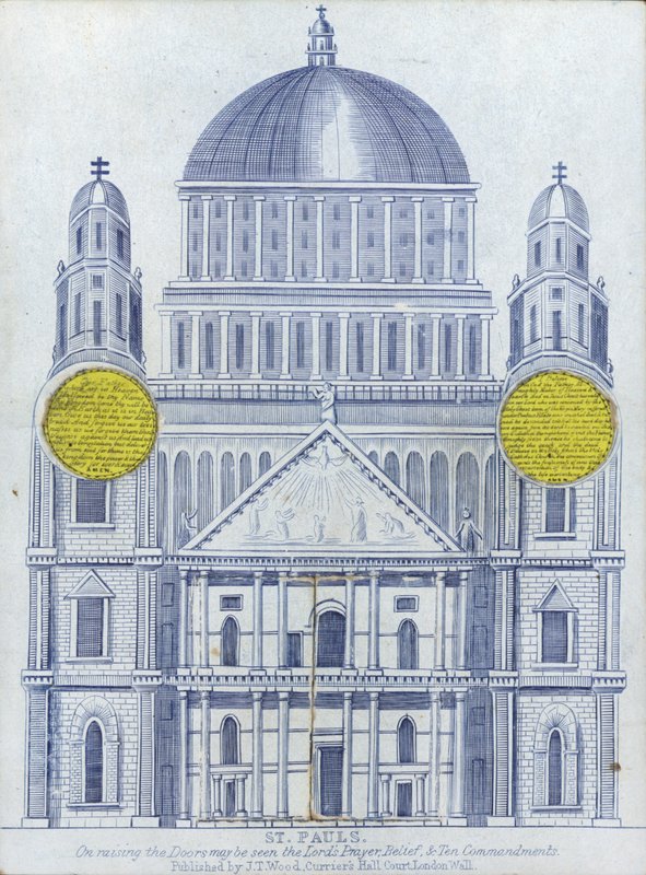 Elevación de la Catedral de San Pablo de English School