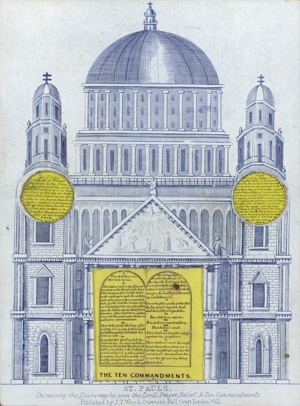 Elevación de la Catedral de San Pablo de English School