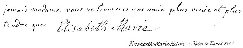 Elizabeth-Marie-Helene, (Hermana de Luis XVI) de English School