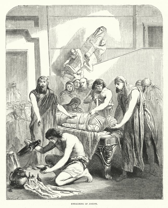 El embalsamamiento de José de English School