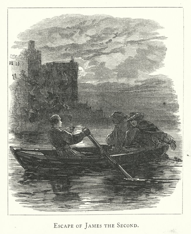 Escape de Jacobo II de English School