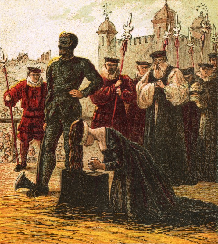 Ejecución de Lady Jane Grey de English School