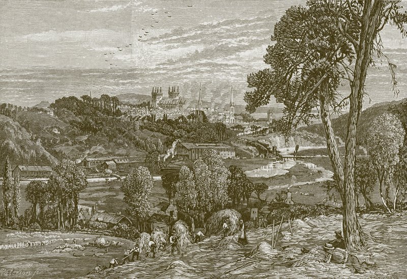 Exeter, desde los Campos de Exwick de English School
