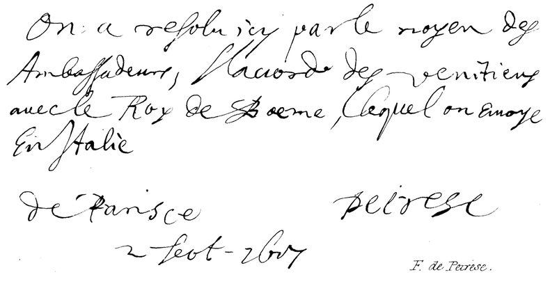 F. de Peiresc de English School