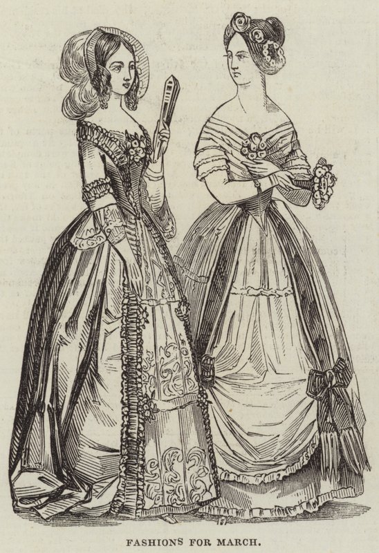 Moda para marzo (grabado) de English School