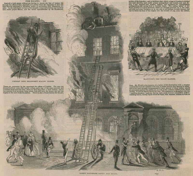 Escapes de incendios de English School