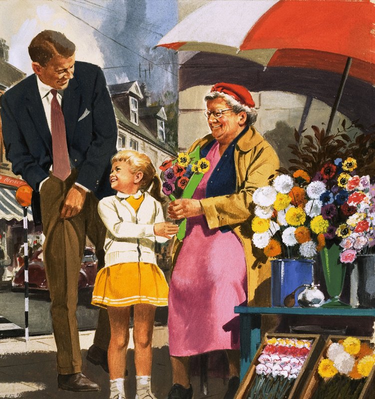 Vendedor de flores de English School