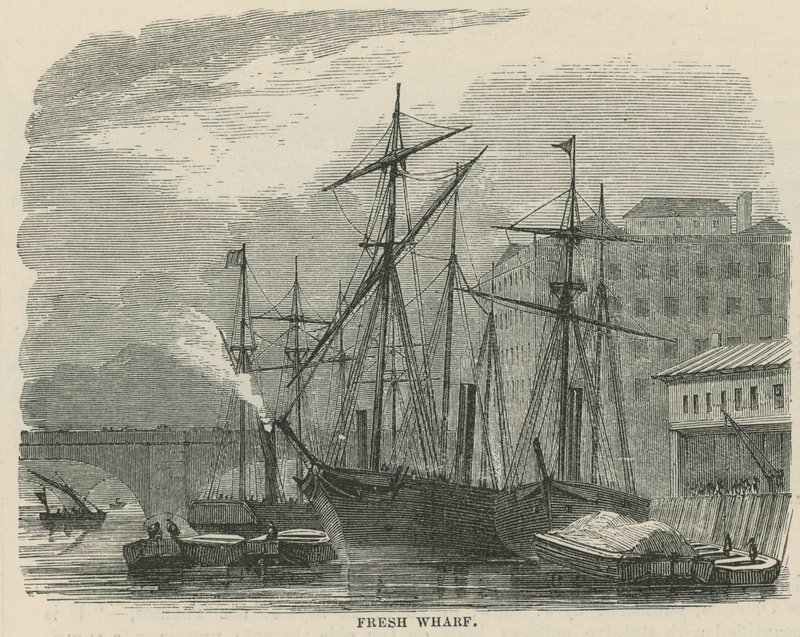 Fresh Wharf en el Támesis de English School