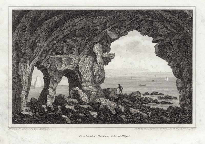 Caverna de Agua Dulce en la Isla de Wight de English School