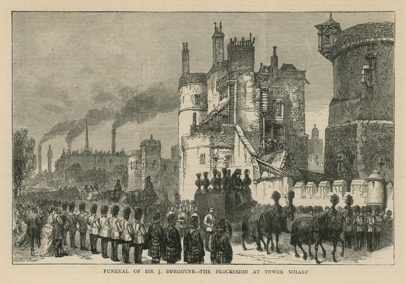 Funeral de Sir John Fox Burgoyne de English School