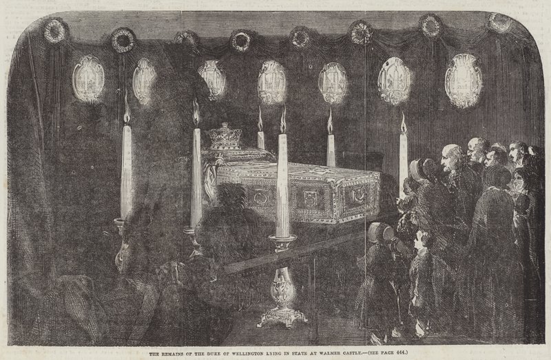 Funeral del Duque de Wellington (grabado) de English School