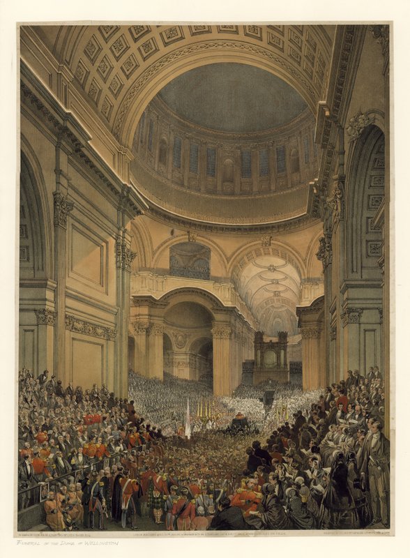Funeral del Duque de Wellington de English School