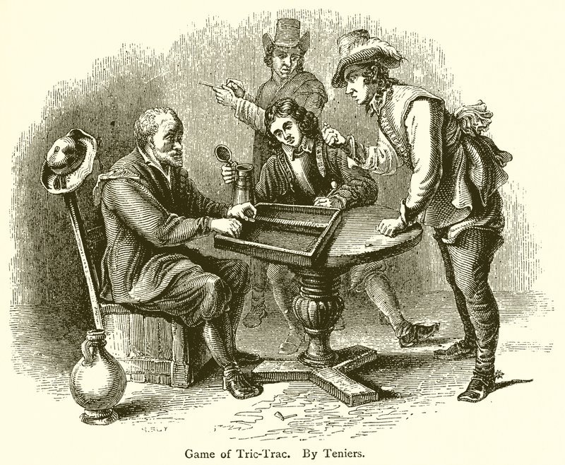 Juego de Tric-Trac. Por Teniers de English School