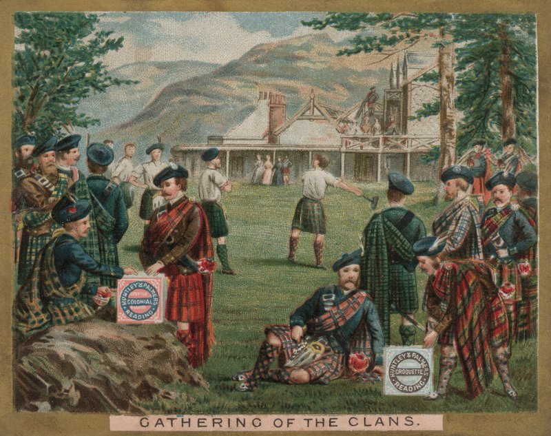 Reunión de los clanes (cromolito) de English School