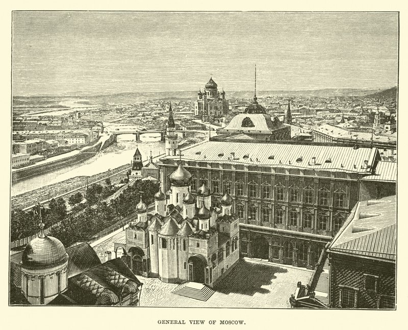Vista general de Moscú de English School