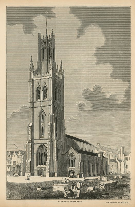 Vista general de la Iglesia de San Mateo de English School